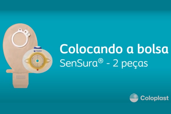 Como fazer o encaixe correto da bolsa SenSura duas peças