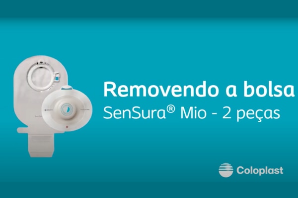 Como remover a bolsa SenSura Mio duas peças