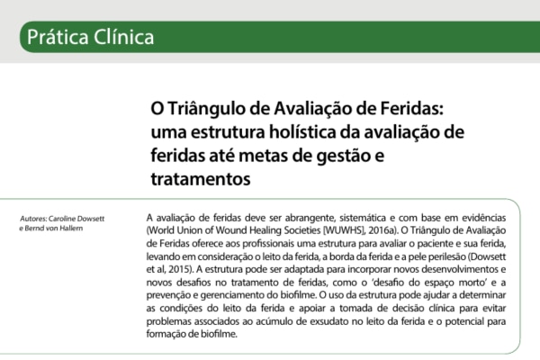 O Triângulo de Avaliação de Feridas